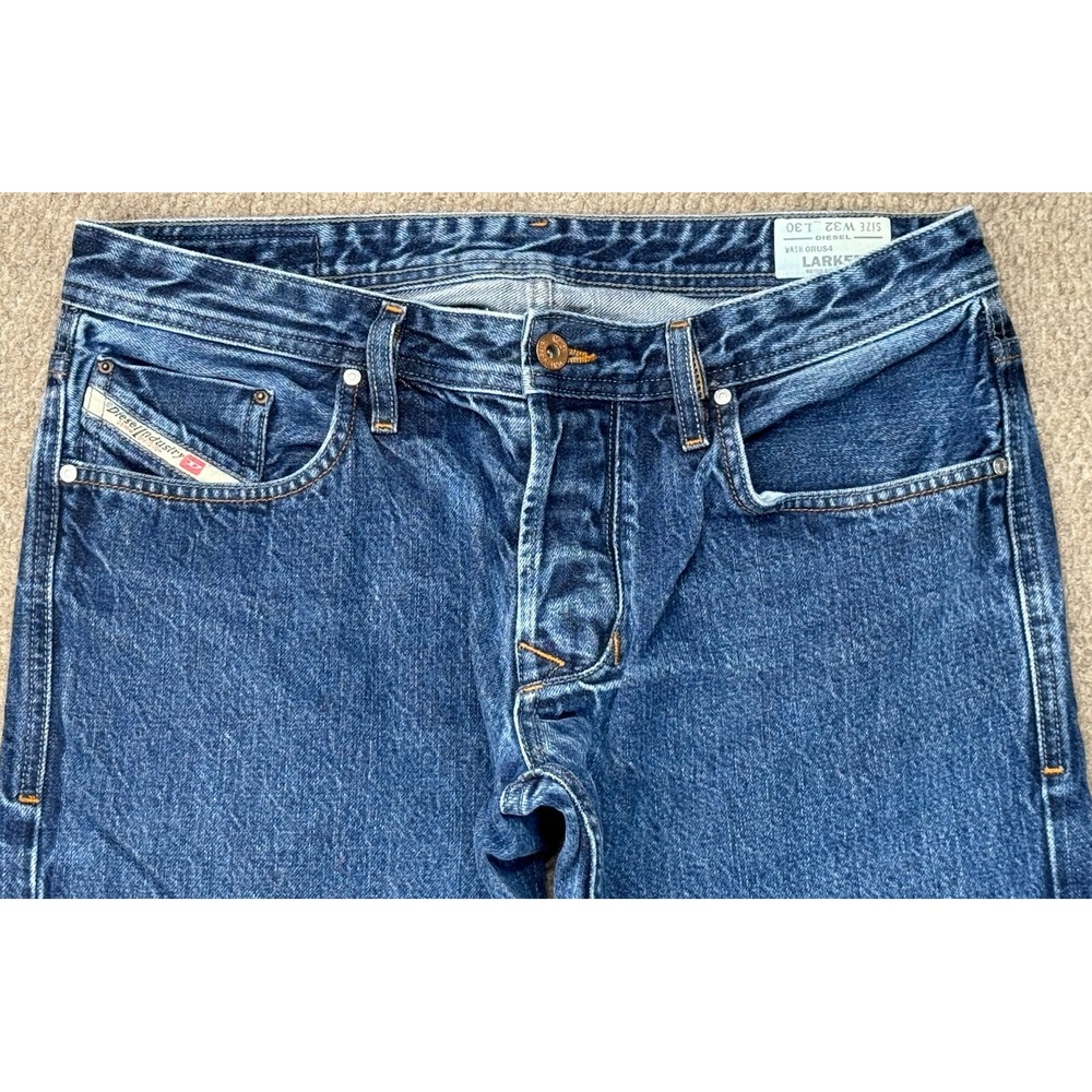 Diesel Industry Larkee Vtg Men's Button Fly Denim Jeans Size 32x30 - Picture 2 of 15